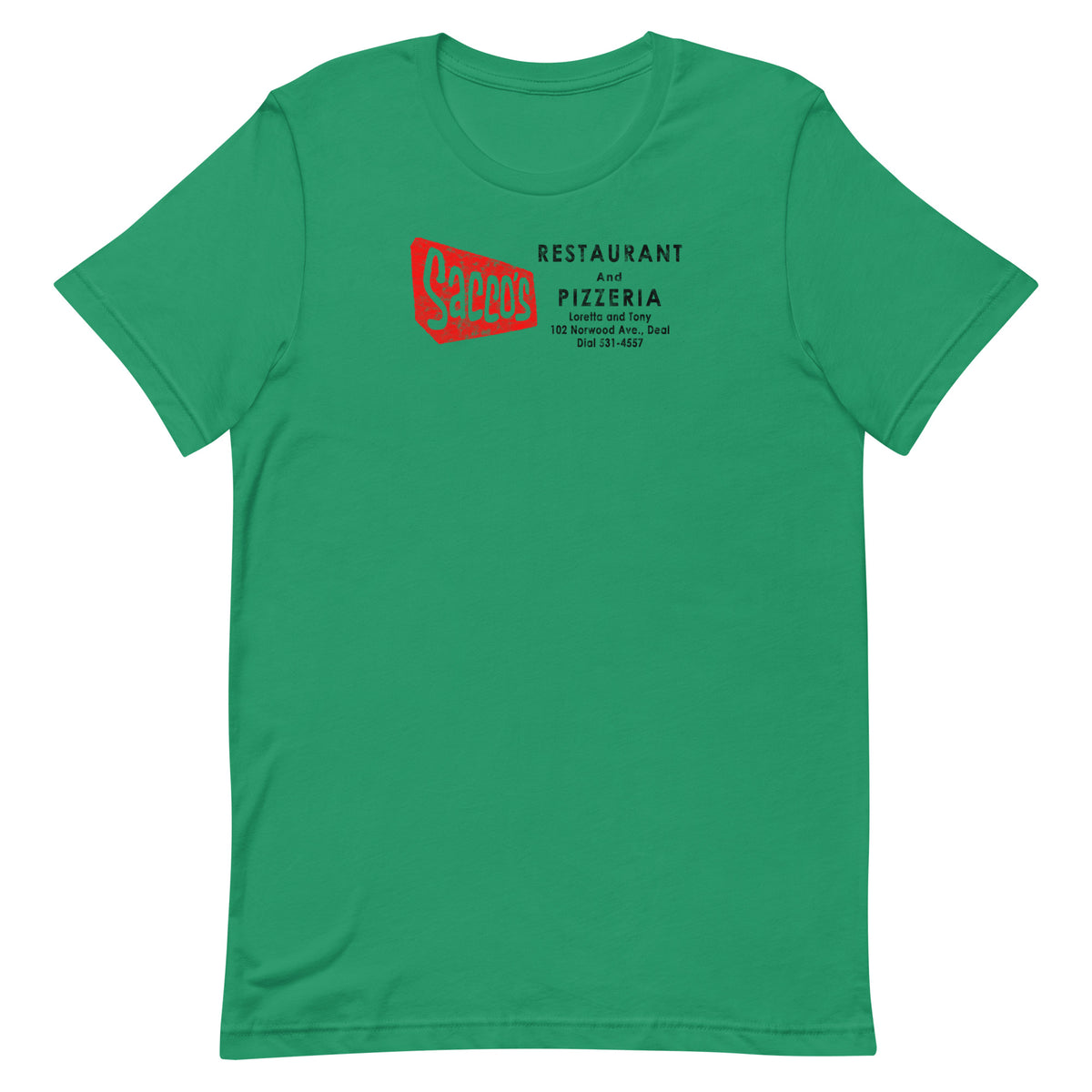 Sacco's Restaurant & Pizzaria - DEAL - Unisex t-shirt