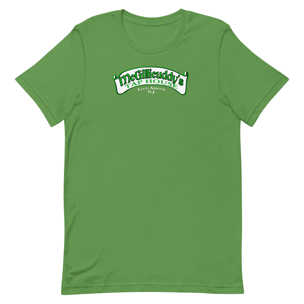 McGillicuddy's Tap House - LOCH ARBOUR - Unisex t-shirt Leaf