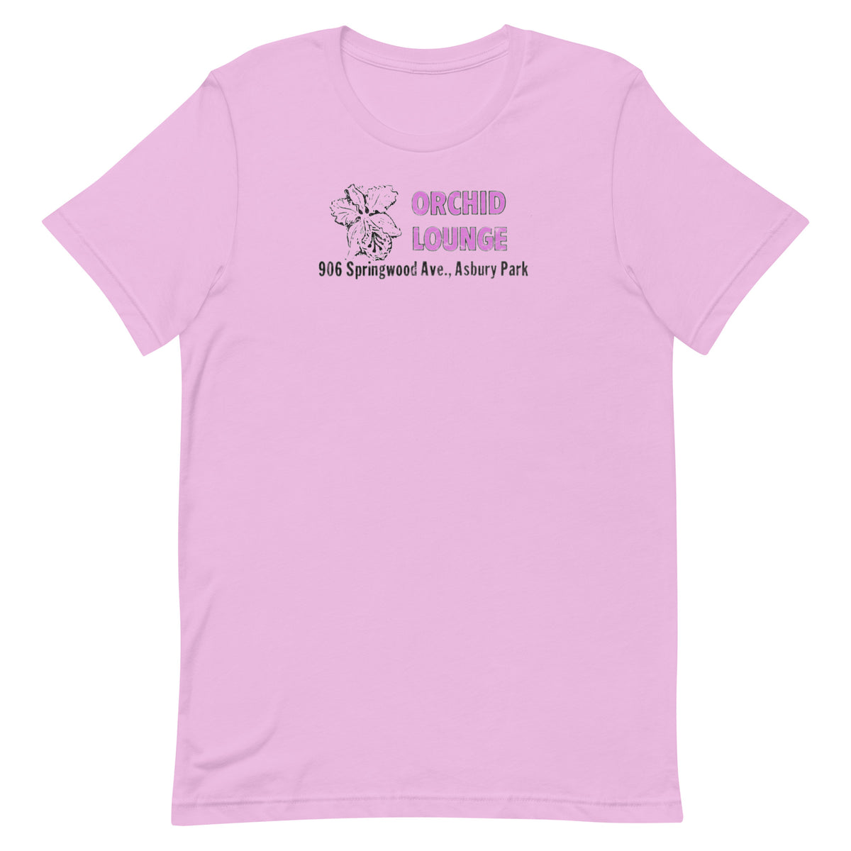 Orchid Lounge - ASBURY PARK - Unisex t-shirt Lilac