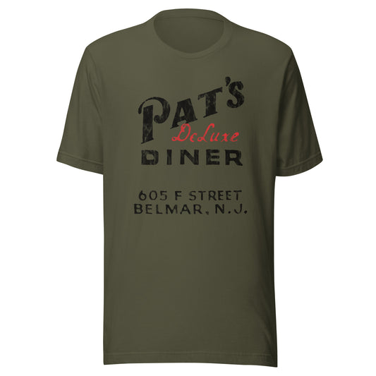 Pat's Diner - BELMAR - Unisex t-shirt Military Green