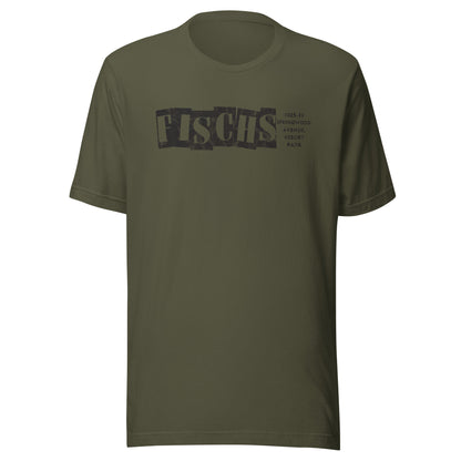 Fisch's - ASBURY PARK - Unisex t-shirt Military Green