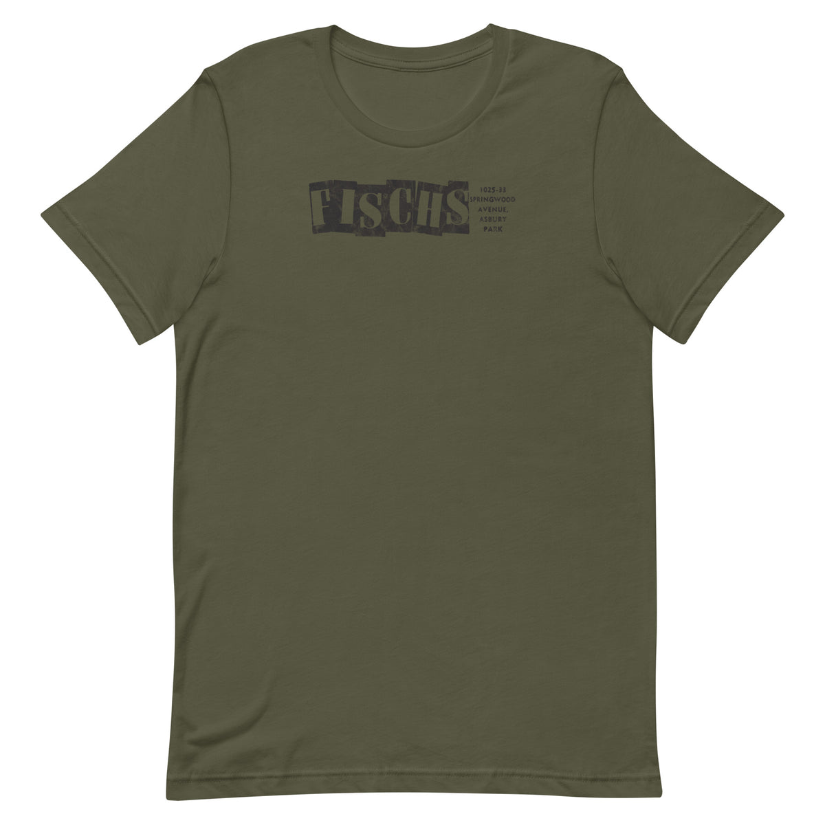 Fisch's - ASBURY PARK - Unisex t-shirt Military Green