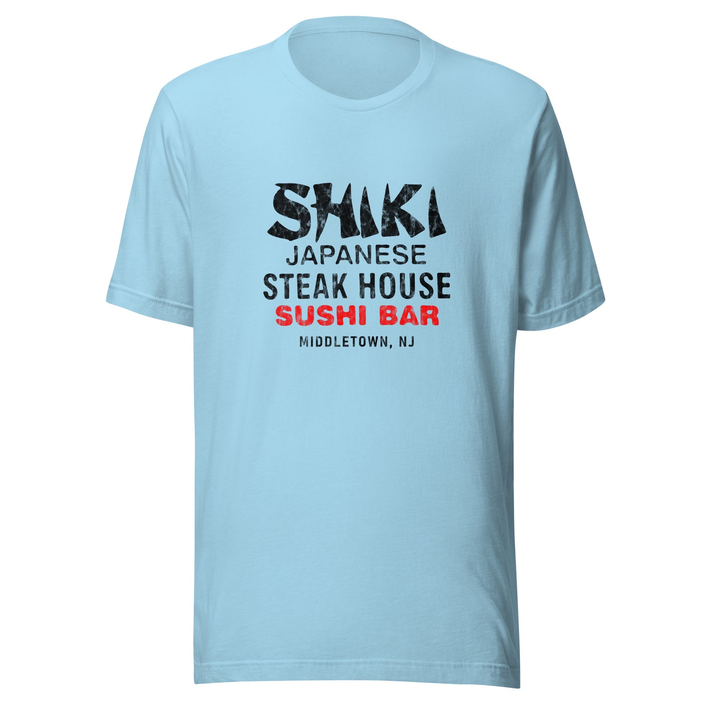 Shiki Japanese Steak House - MIDDLETOWN - Unisex t-shirt Ocean Blue