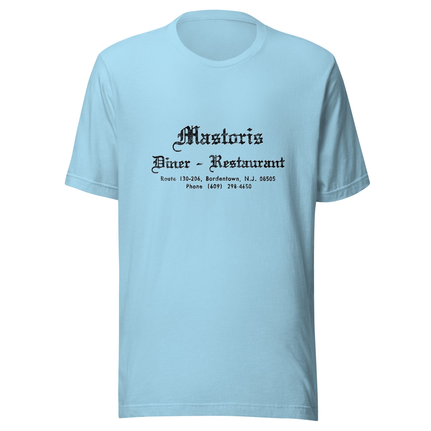 Mastoris - BORDENTOWN - Unisex t-shirt Ocean Blue