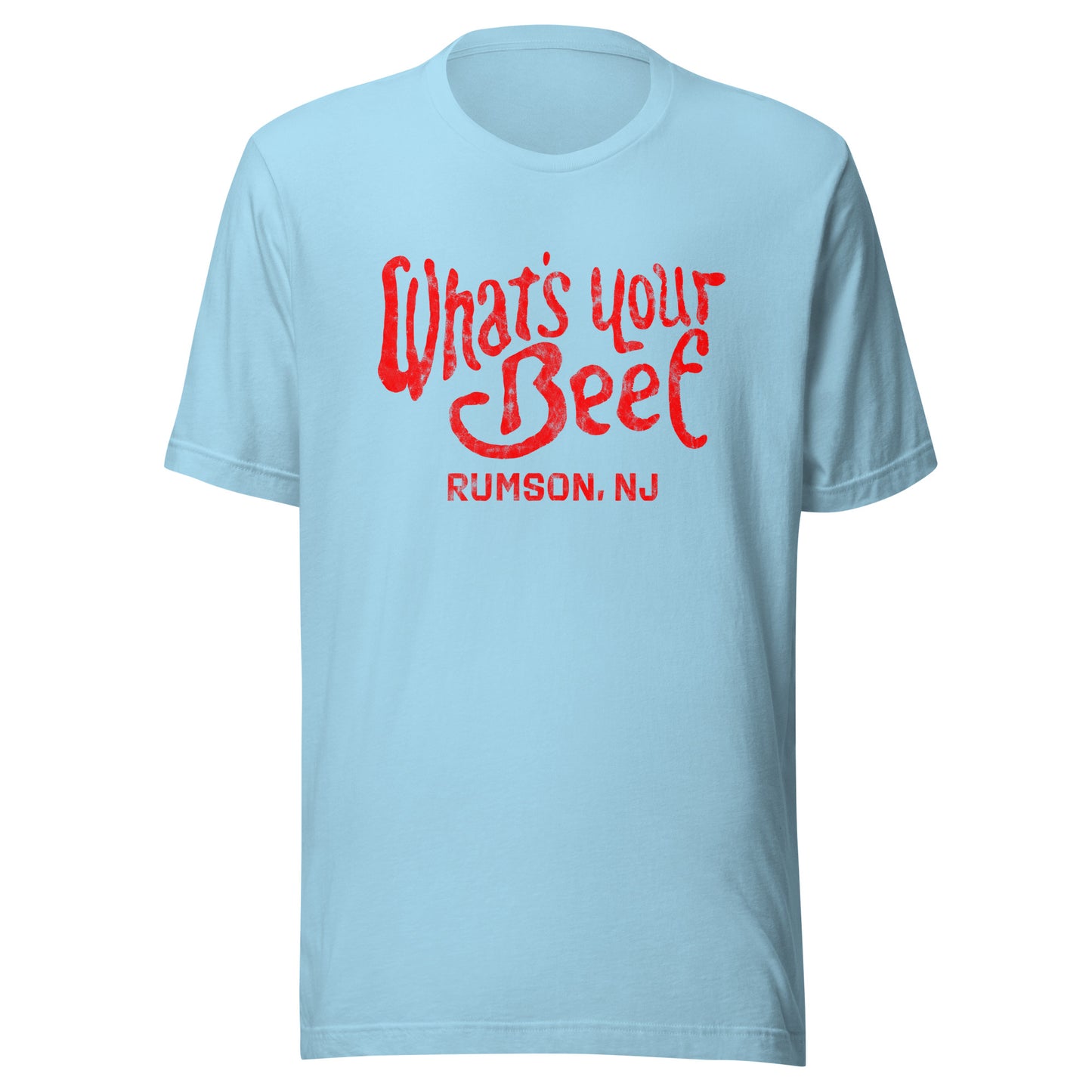 What's Your Beef - RUMSON - Unisex t-shirt Ocean Blue