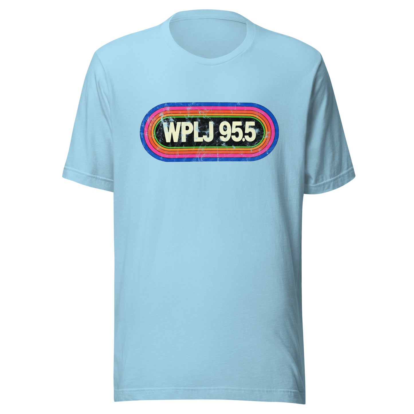 WPLJ 95.5 - NEW JERSEY / NEW YORK / CONNECTICUT - Unisex t-shirt Ocean Blue