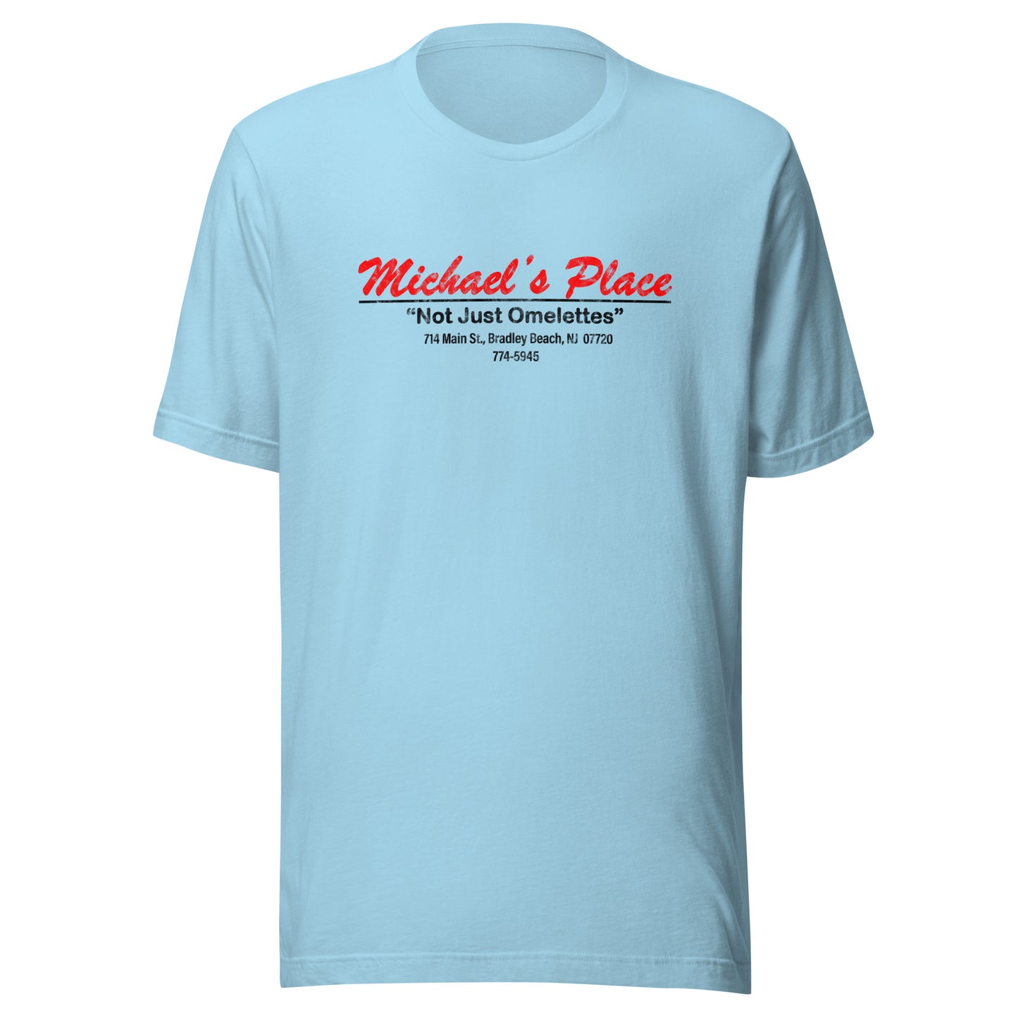 Michael's Place - BRADLEY BEACH - Unisex t-shirt Ocean Blue