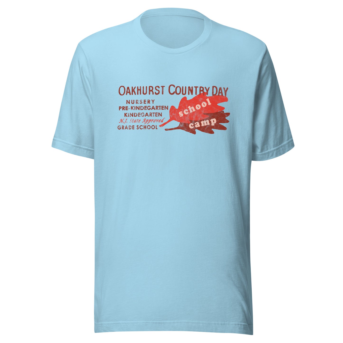 Oakhurst Country Day School / Camp - OCEAN - Unisex t-shirt Ocean Blue