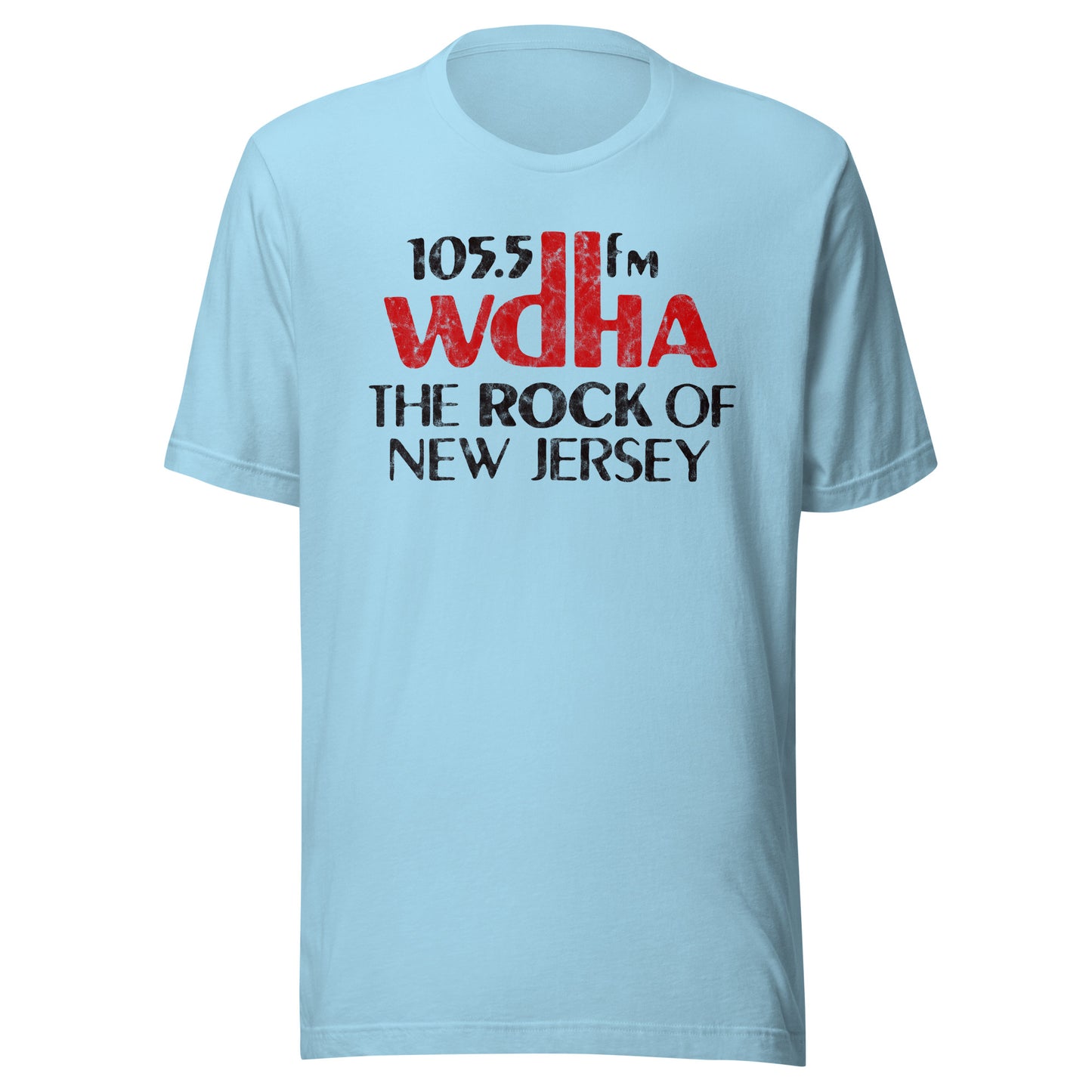 WDHA 105.5 FM - NEW YORK / NEW JERSEY - Unisex t-shirt Ocean Blue