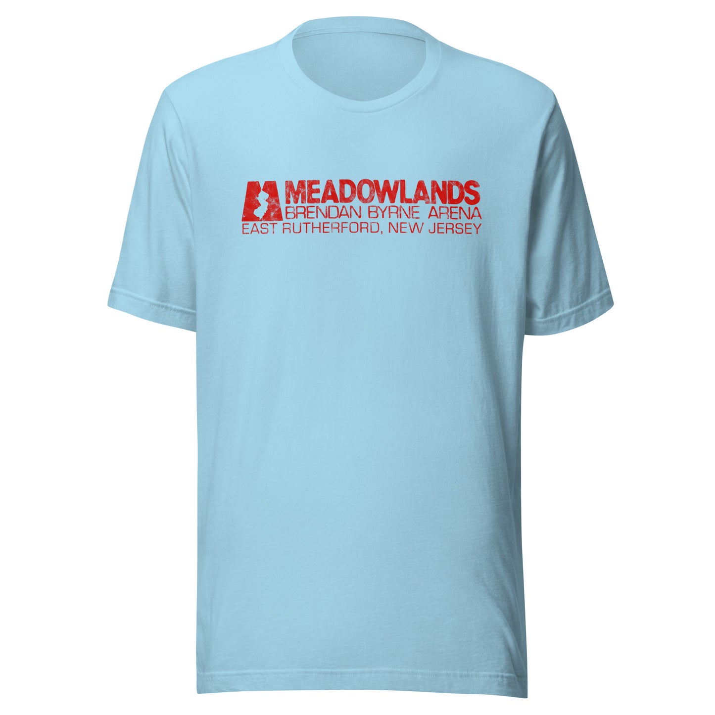 Brendan Byrne Arena - MEADOWLANDS / EAST RUTHERFORD - Unisex t-shirt Ocean Blue