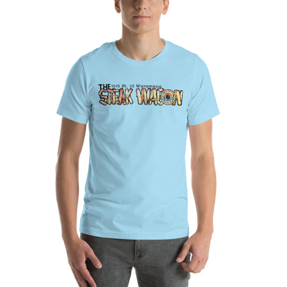 The Steak Wagon - WANAMASSA - Unisex t-shirt Ocean Blue