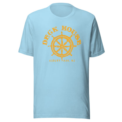 Deck House - ASBURY PARK - Unisex t-shirt Ocean Blue