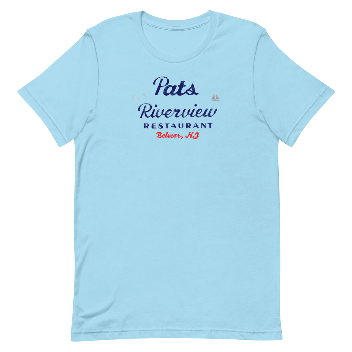 Pat's Riverview Diner - BELMAR - Unisex t-shirt Ocean Blue