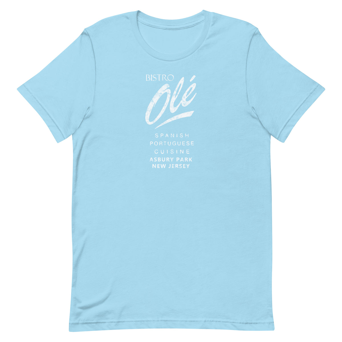 Bistro Ole - ASBURY PARK - Unisex t-shirt Ocean Blue