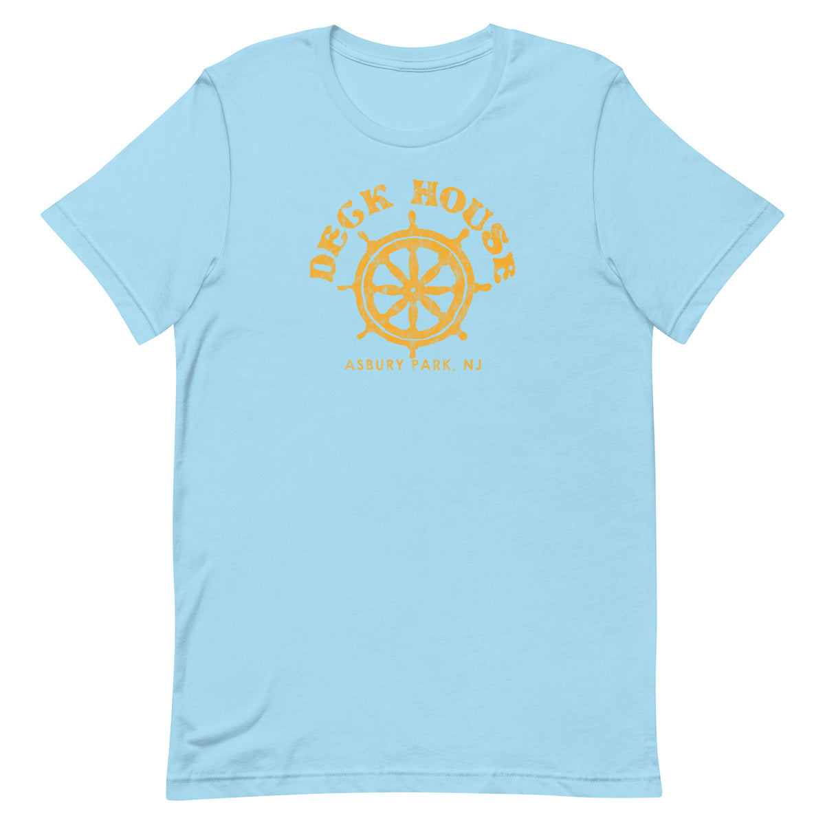 Deck House - ASBURY PARK - Unisex t-shirt Ocean Blue