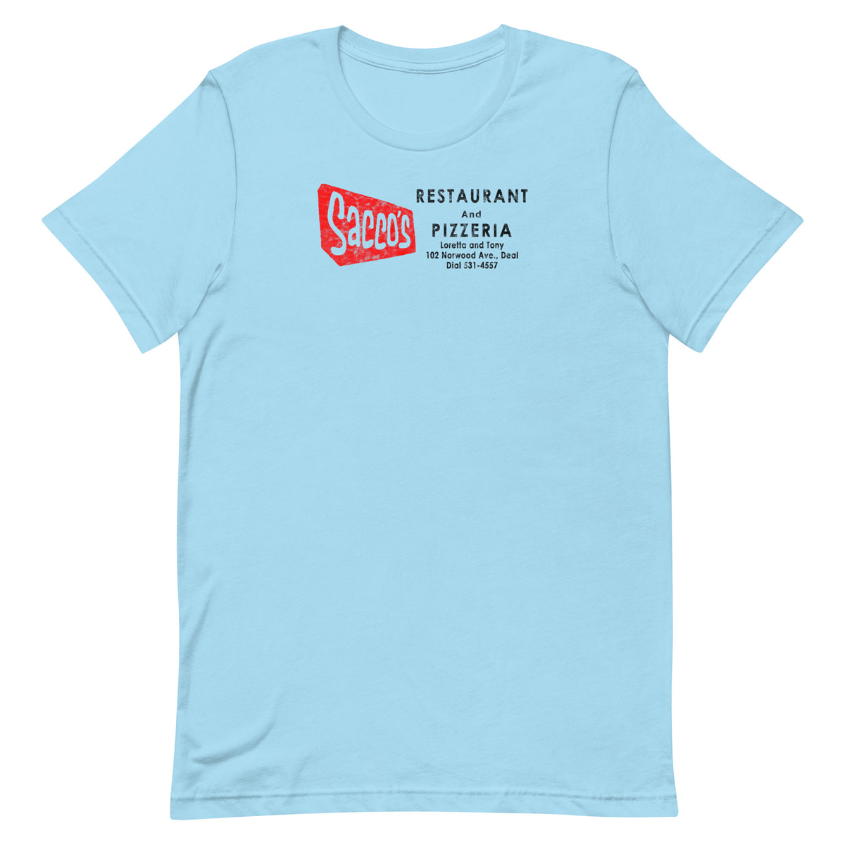 Sacco's Restaurant & Pizzaria - DEAL - Unisex t-shirt