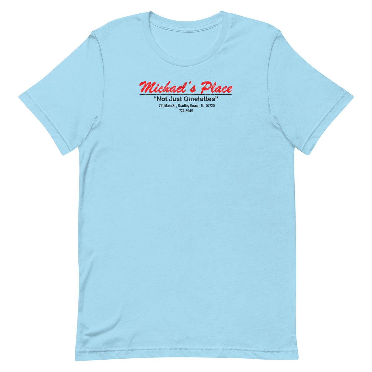 Michael's Place - BRADLEY BEACH - Unisex t-shirt Ocean Blue