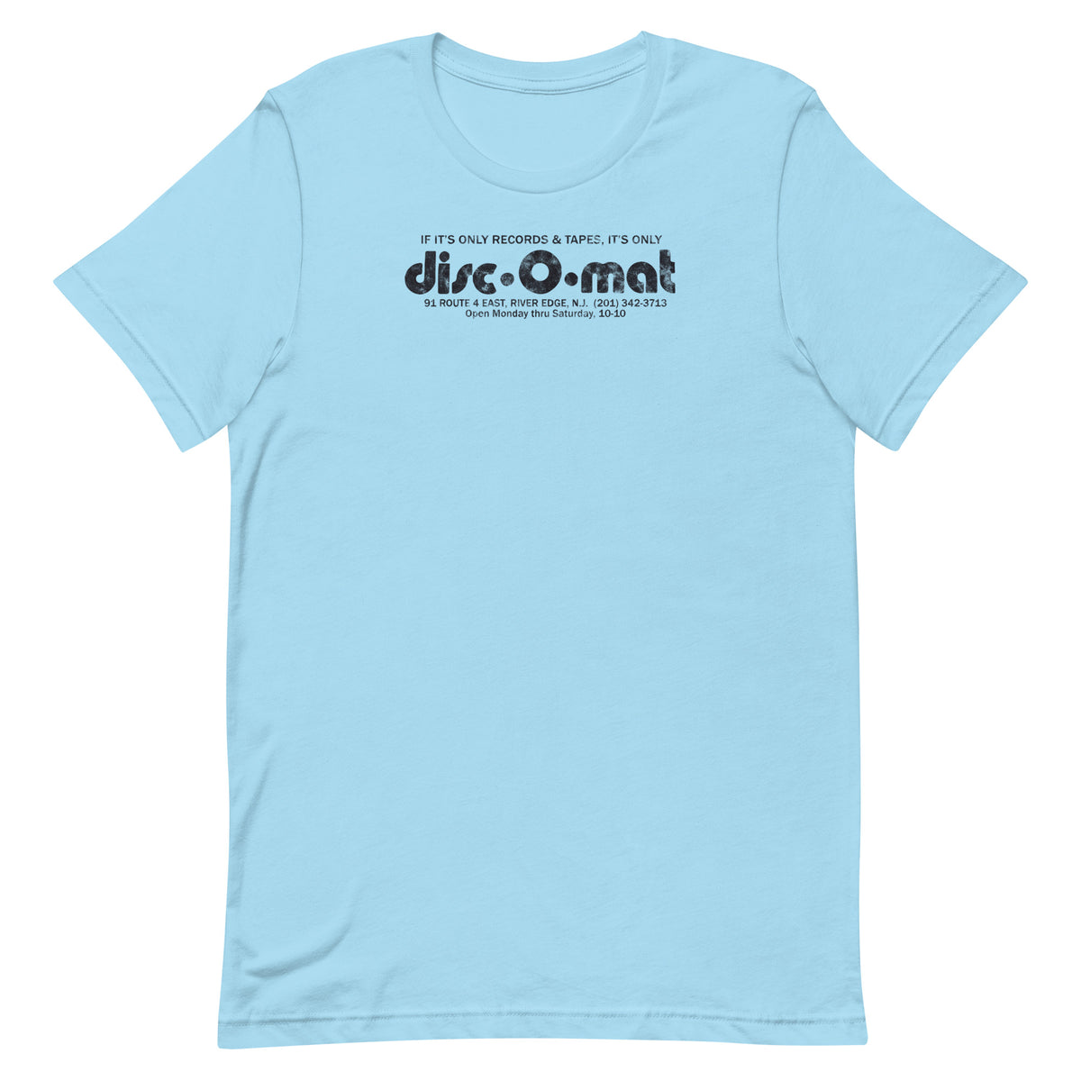 disc-o-mat - RIVER EDGE - Unisex t-shirt Ocean Blue