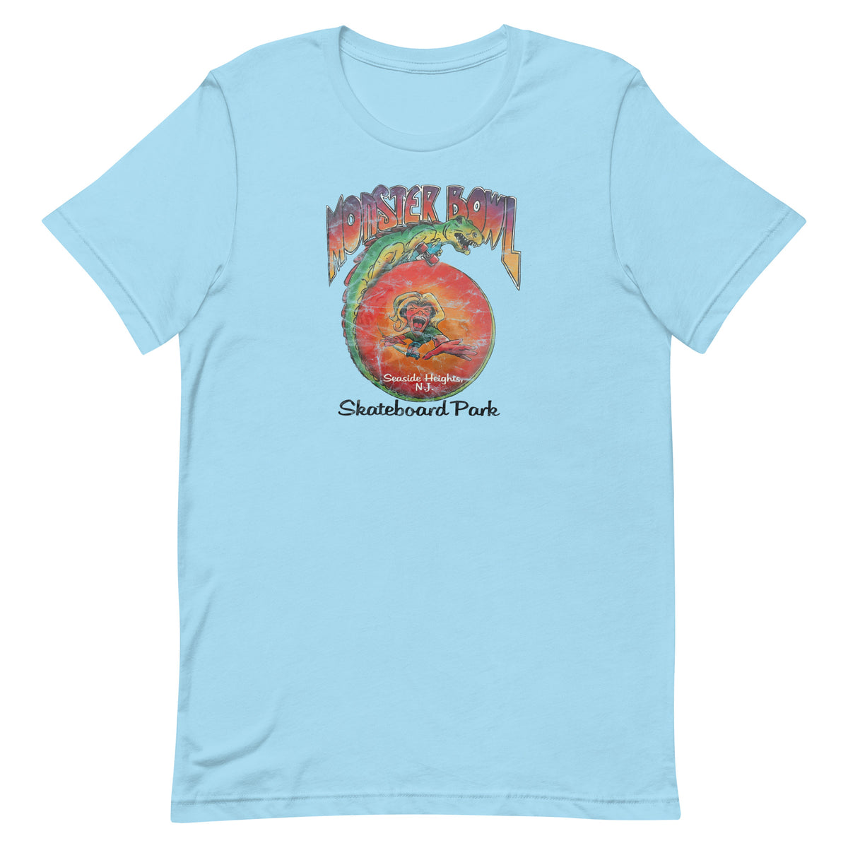 Monster Bowl Skateboard Park - SEASIDE HEIGHTS - Unisex t-shirt