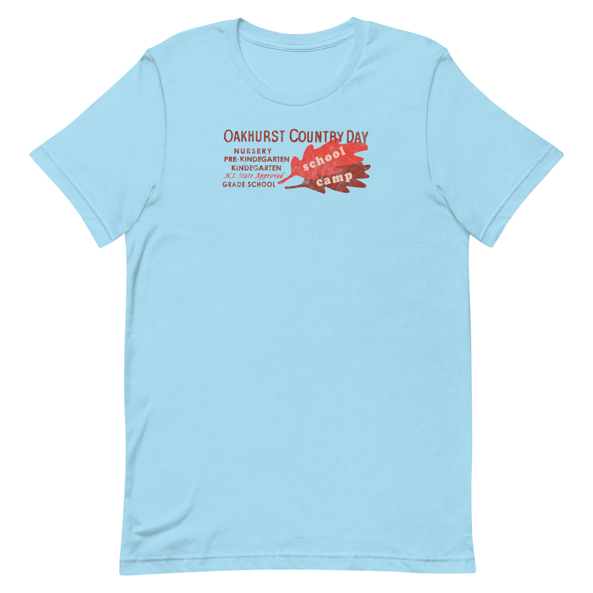 Oakhurst Country Day School / Camp - OCEAN - Unisex t-shirt