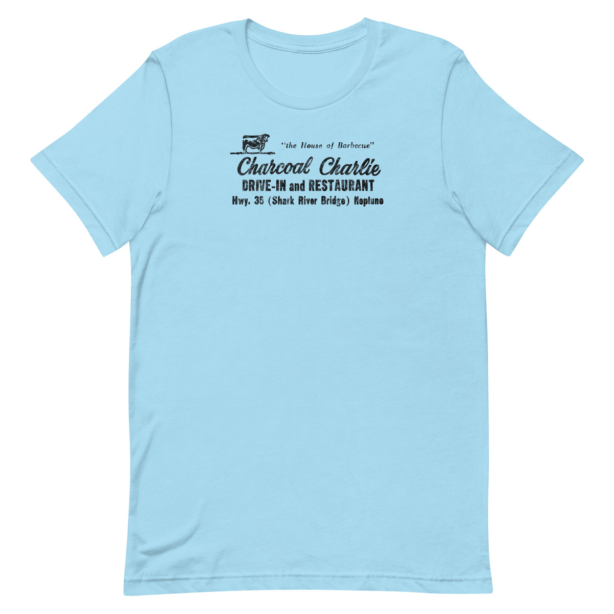 Charcoal Charlie - NEPTUNE - Unisex t-shirt Ocean Blue