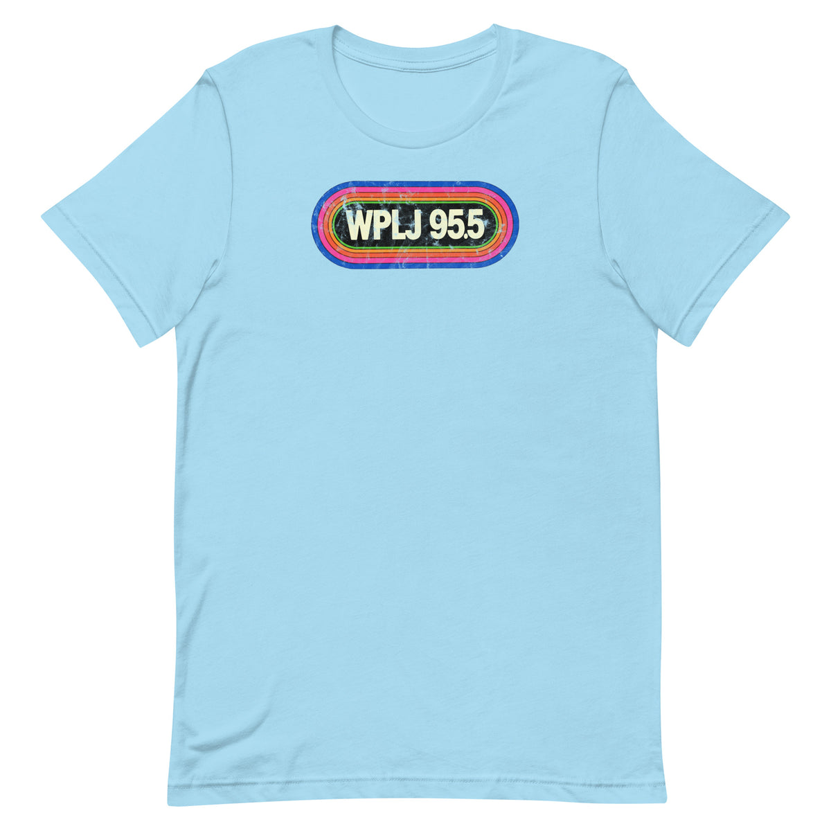 WPLJ 95.5 - NEW JERSEY / NEW YORK / CONNECTICUT - Unisex t-shirt Ocean Blue