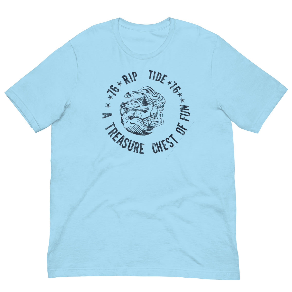 Frank's Rip-Tide Bar - POINT PLEASANT BEACH - Unisex t-shirt Ocean Blue