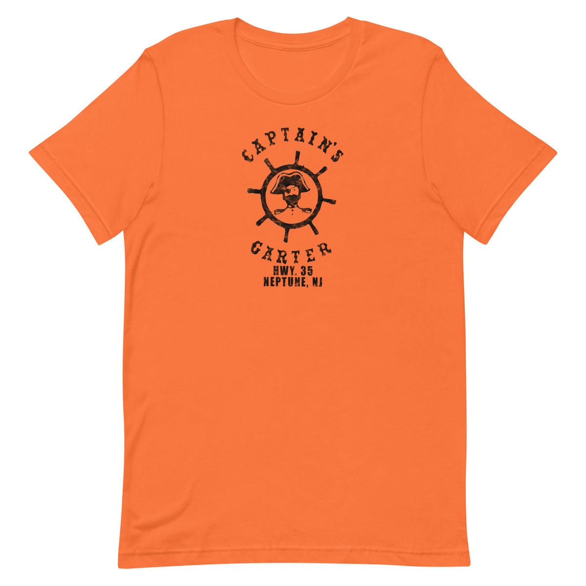Captain's Garter - NEPTUNE - Unisex t-shirt Orange