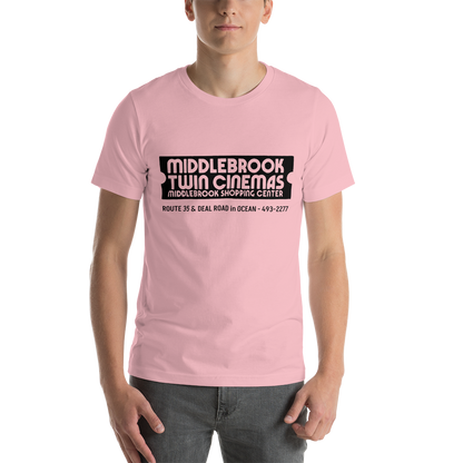 Middlebrook Twin Cinema - OCEAN - Unisex t-shirt Pink