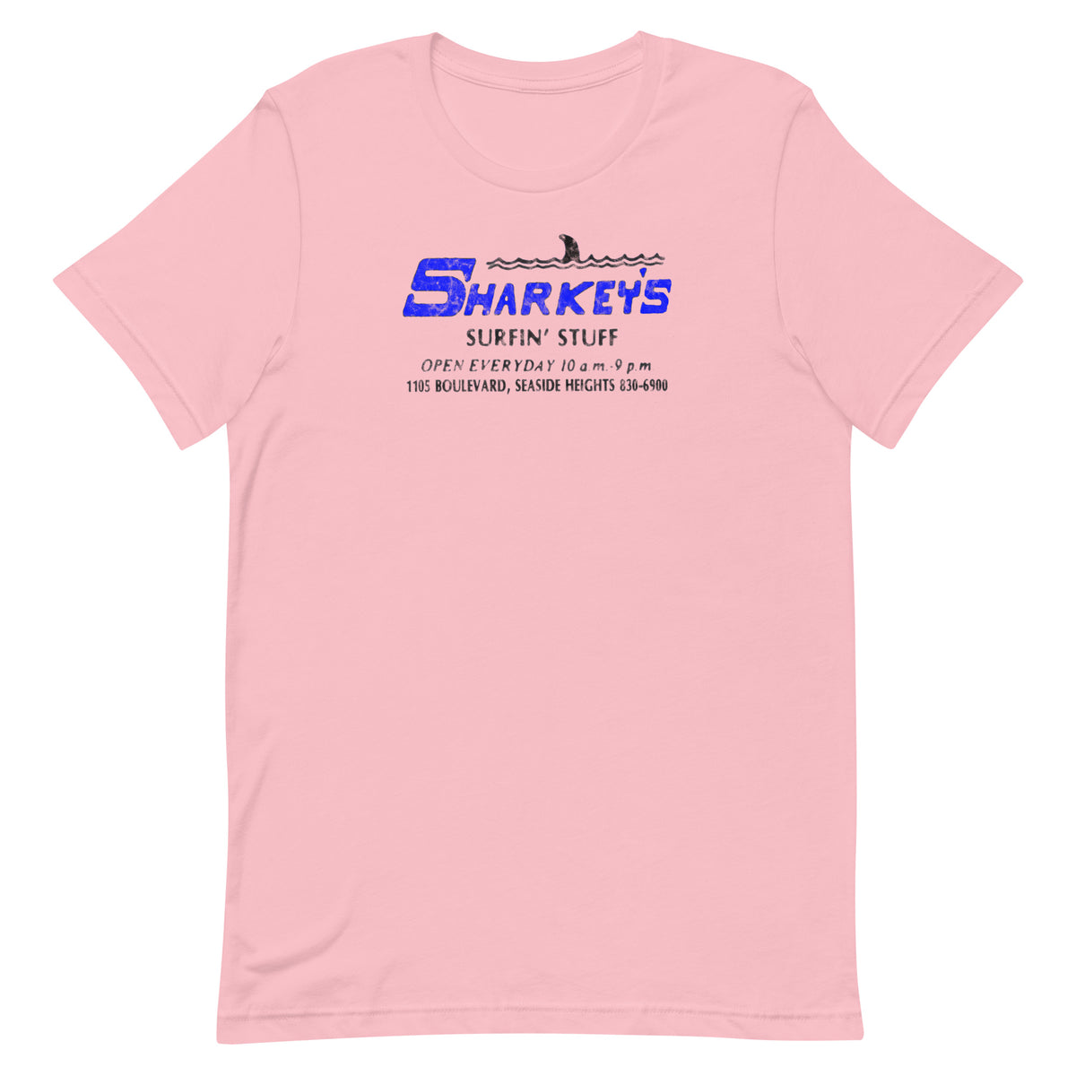 Sharkey's - SEASIDE HEIGHTS - Unisex t-shirt Pink