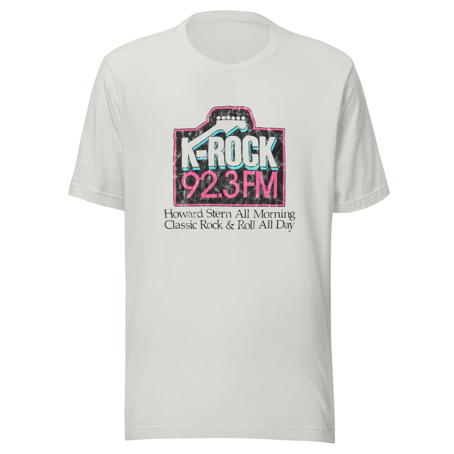 Howard All Morning - HOWARD STERN / KROCK - Unisex t-shirt Silver