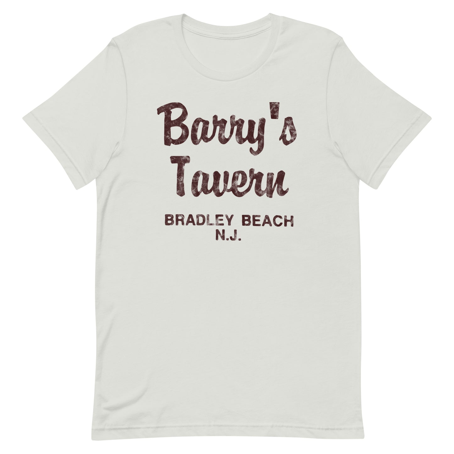 Barry's Tavern - BRADLEY BEACH - Unisex t-shirt Silver
