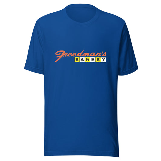 Freedman's Bakery - MULTIPLE LOCATIONS - Unisex t-shirt True Royal