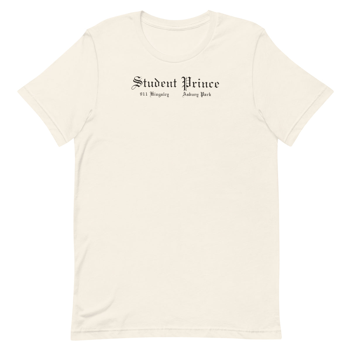 Student Prince (Black Logo) - ASBURY PARK - Unisex t-shirt