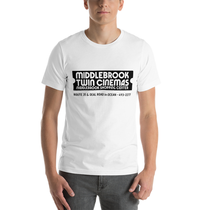 Middlebrook Twin Cinema - OCEAN - Unisex t-shirt White