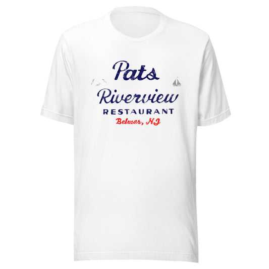 Pat's Riverview Diner - BELMAR - Unisex t-shirt White