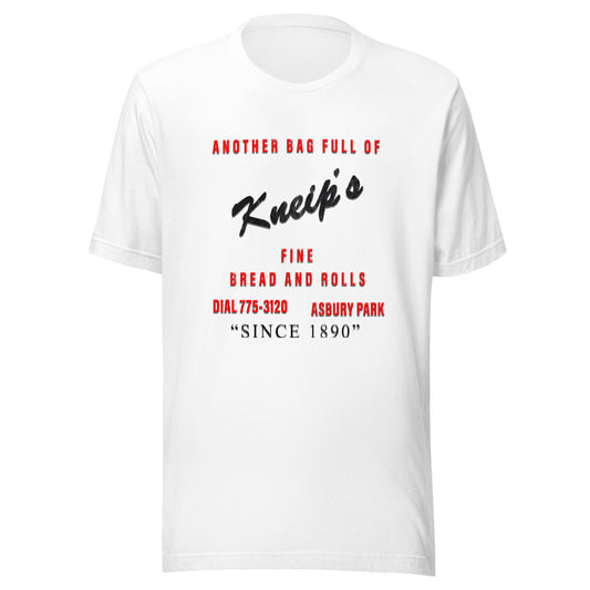 Kneip's Rolls - ASBURY PARK - Unisex t-shirt White