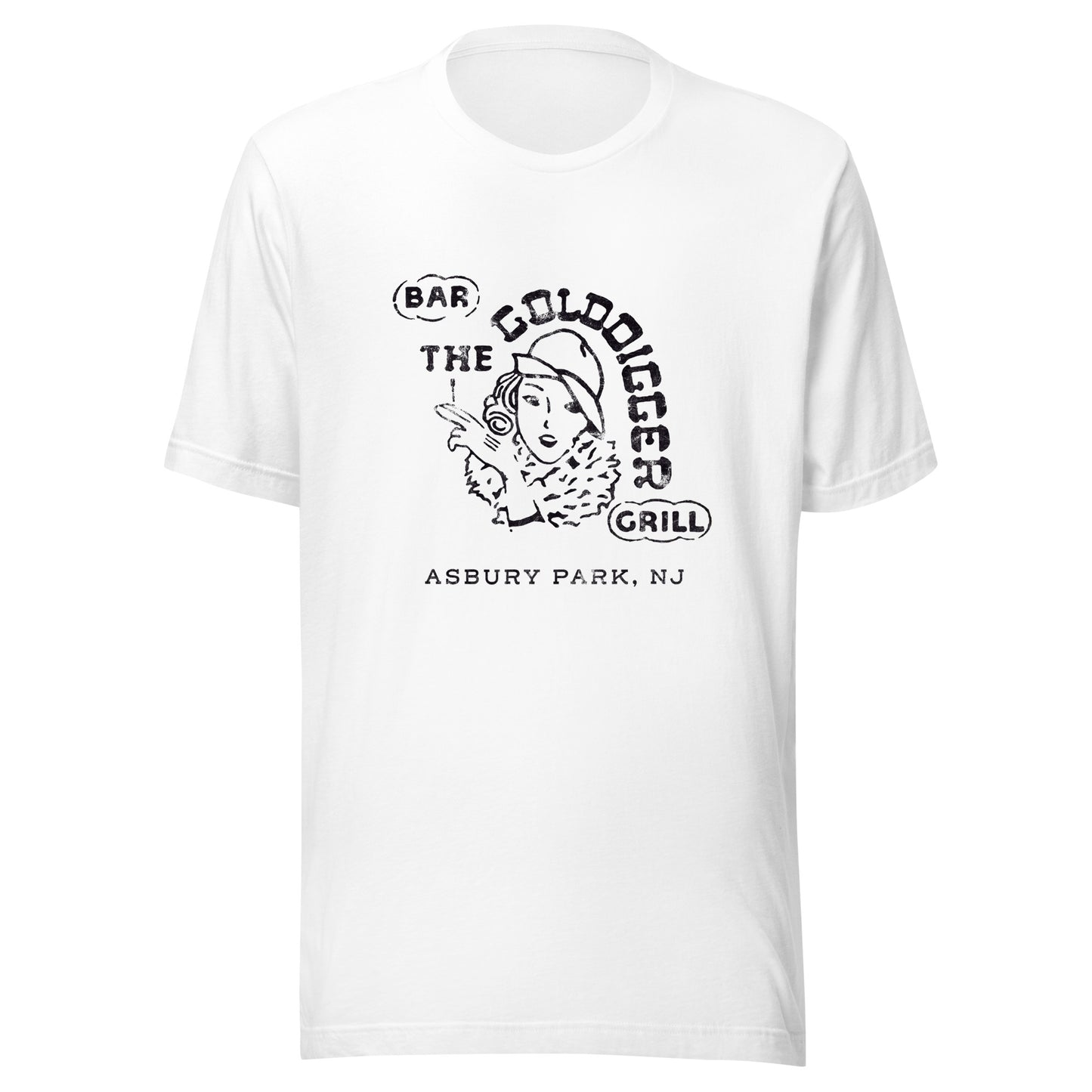 The Golddigger Grill - ASBURY PARK - Unisex t-shirt White