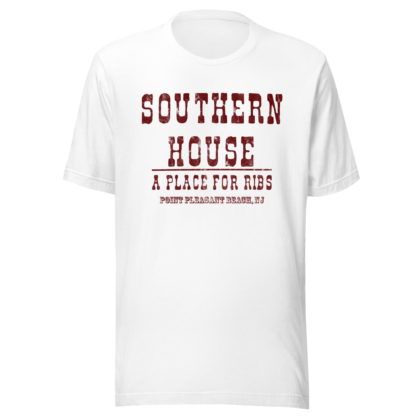 Southern House - POINT PLEASANT BEACH - Unisex t-shirt White