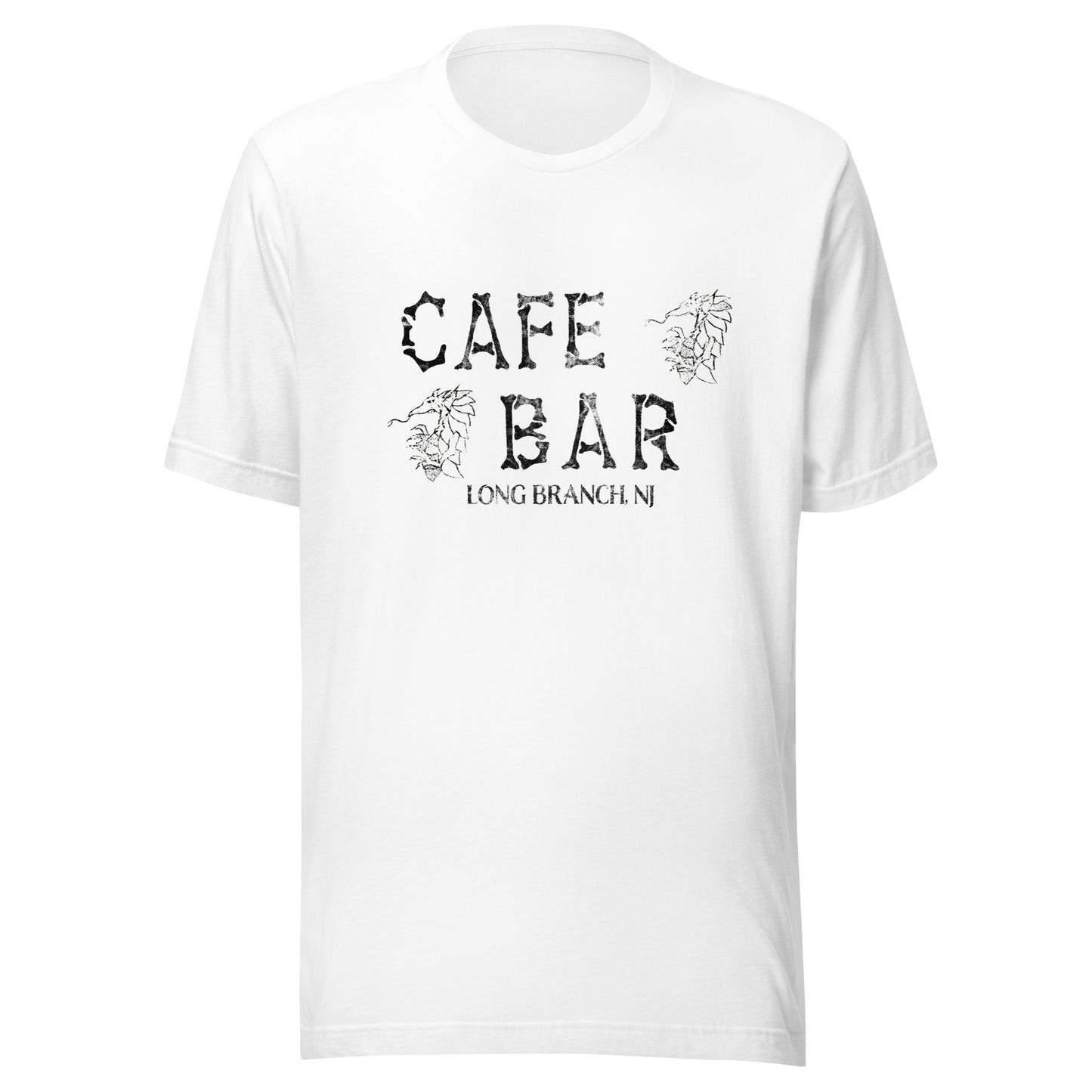 Cafe Bar - LONG BRANCH - Unisex t-shirt White