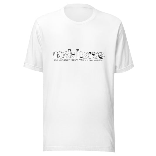 The Rock Horse - ASBURY PARK - Unisex t-shirt White