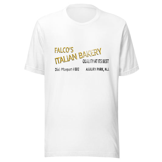 Falco's Italian Bakery - ASBURY PARK - Unisex t-shirt White