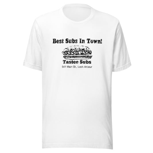 Tastee Subs - LOCH ARBOUR / ALLENHURST - Unisex t-shirt White
