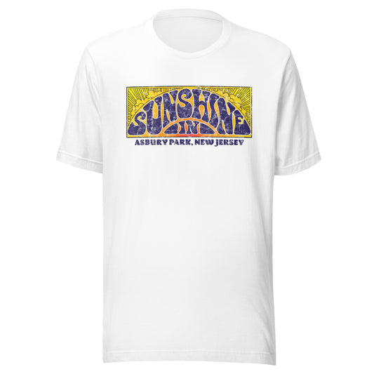 Sunshine In - ASBURY PARK - Unisex t-shirt White
