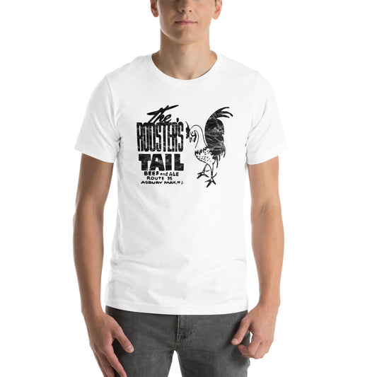 The Rooster's Tail - ASBURY PARK - Unisex t-shirt White