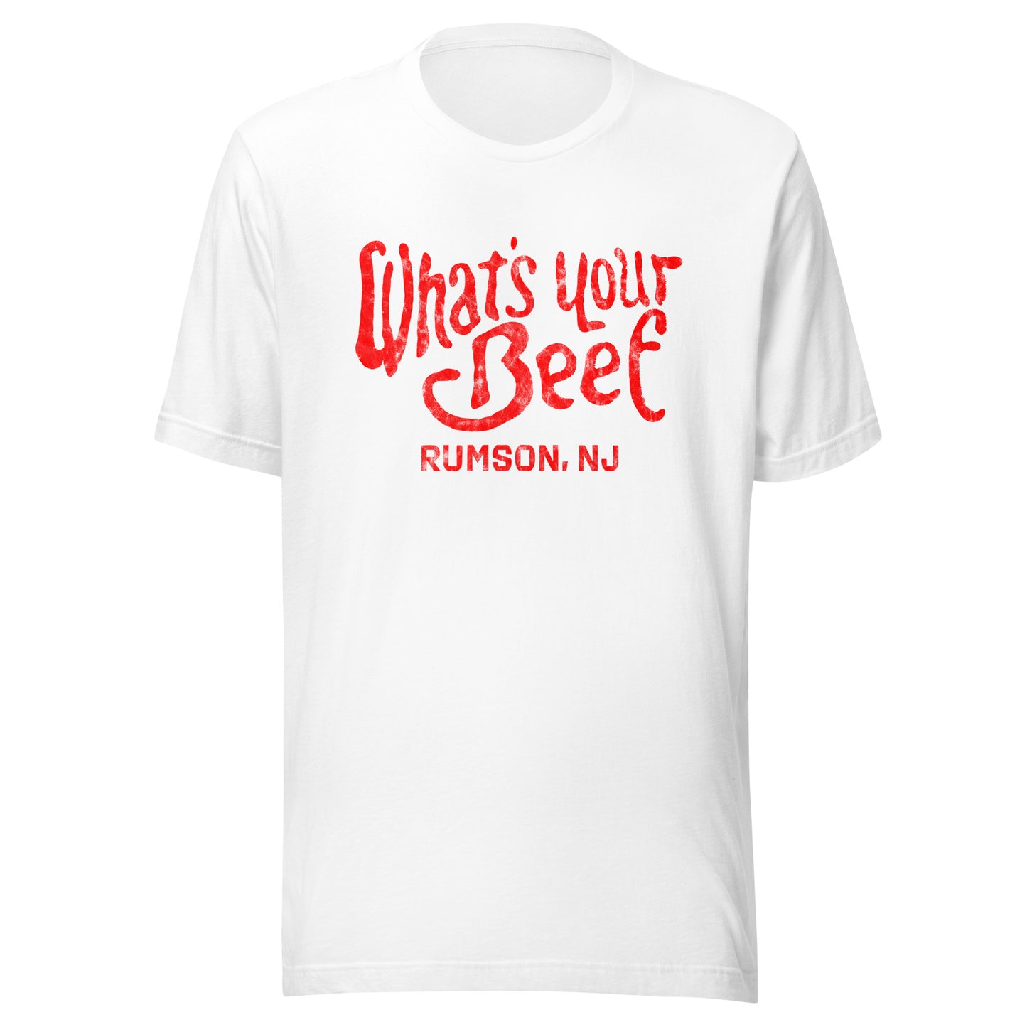 What's Your Beef - RUMSON - Unisex t-shirt White