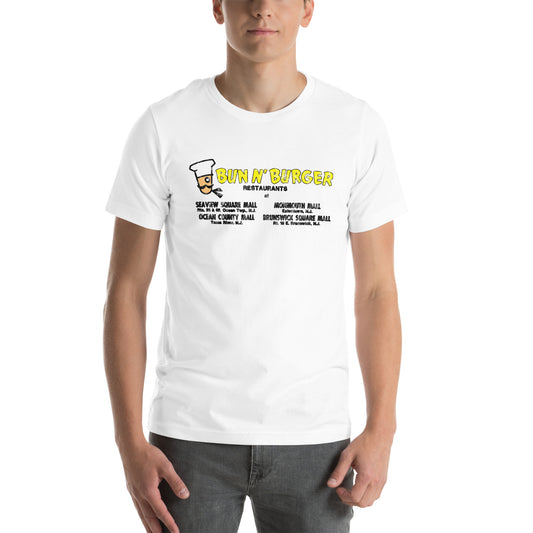 Bun N' Burger - EATONTOWN / OCEAN / TOMS RIVER - Unisex t-shirt White