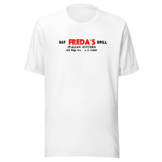 Freda's Italian Kitchen - ASBURY PARK - Unisex t-shirt White