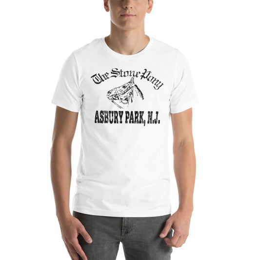 "Classic " The Stone Pony 1976 - ASBURY PARK - Unisex t-shirt White
