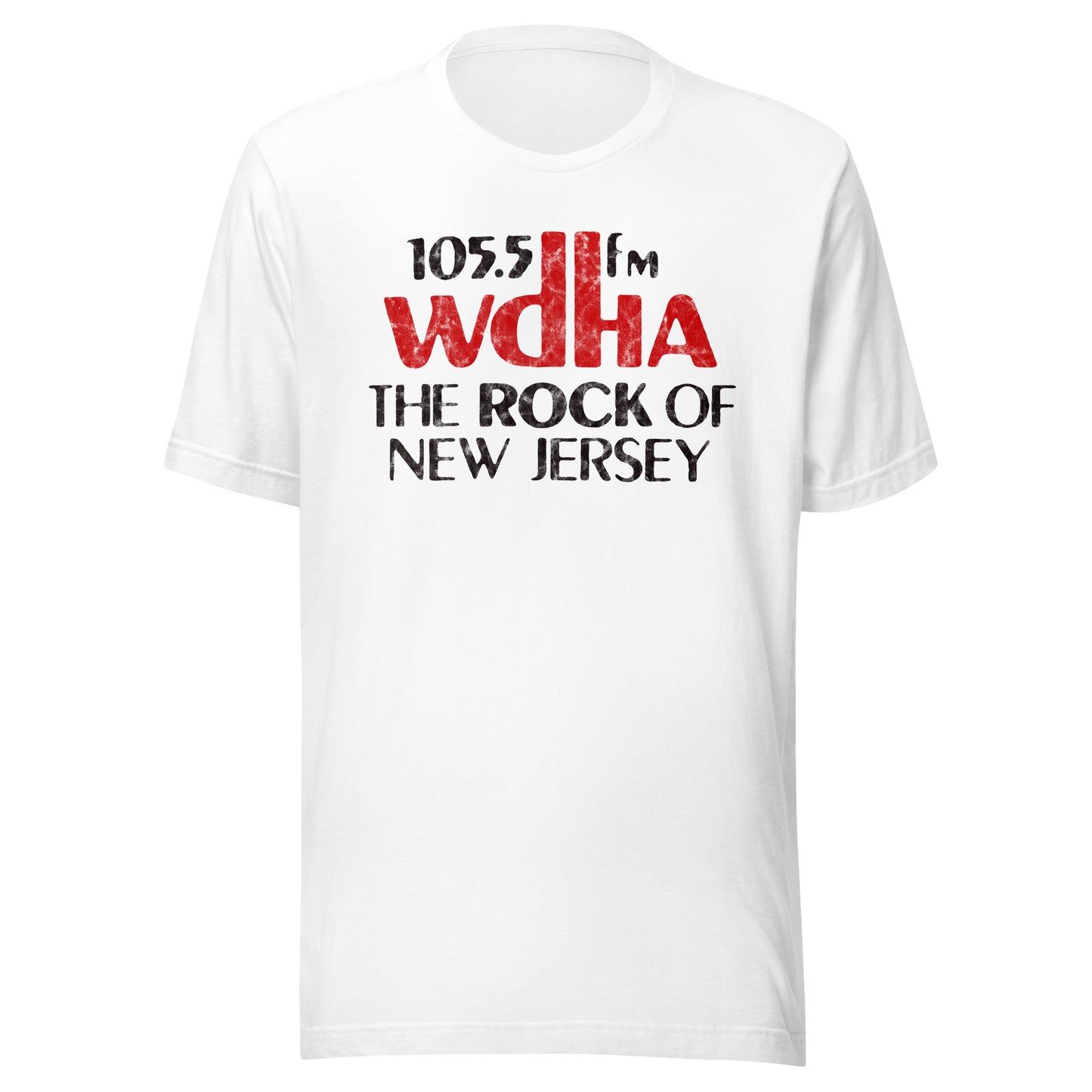 WDHA 105.5 FM - NEW YORK / NEW JERSEY - Unisex t-shirt White